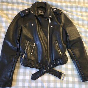 Levi's Faux Leather Jacket Black